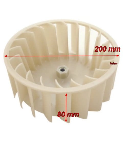 Turbine de ventilateur sèche-linge Primus D510139P