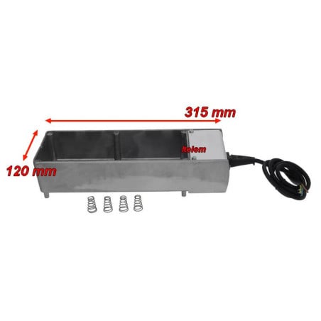 Bac égouttoir BDE/16 d'évaporation armoire réfrigérée professionnelle fi05041