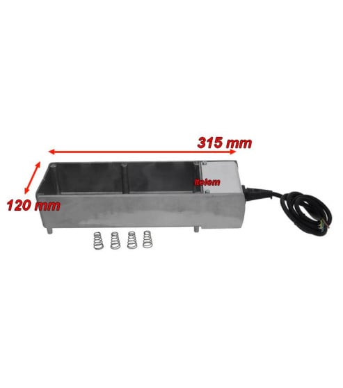 Bac égouttoir BDE/16 d'évaporation armoire réfrigérée professionnelle fi05041