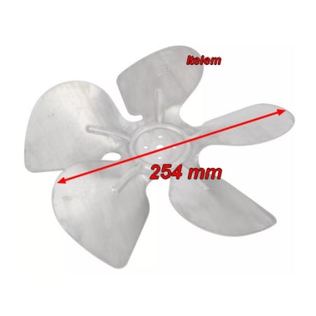 Hélice moteur soufflante 254 mm chambre froide 601573