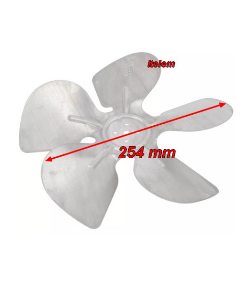 Hélice moteur soufflante 254 mm chambre froide 601573