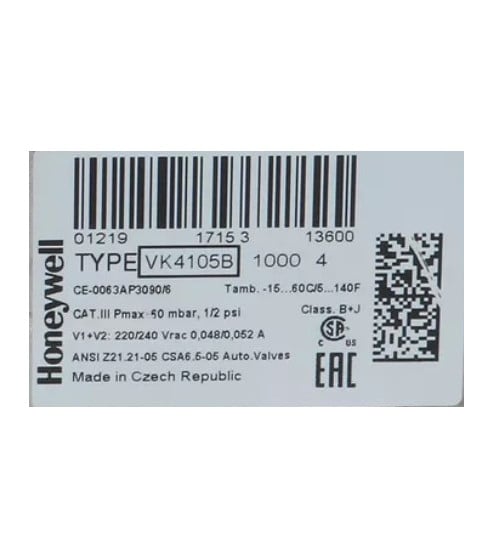 VK4105B HONEYWELL