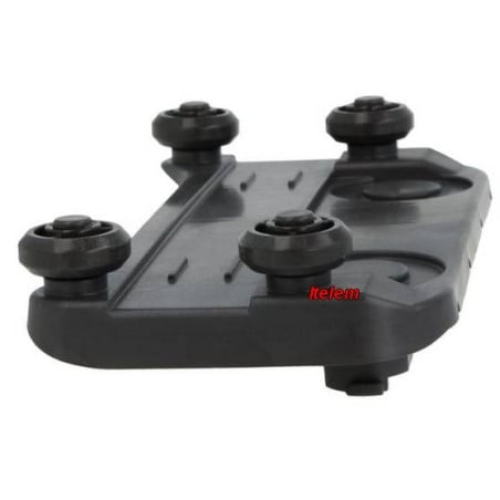 Support de panier à couvert gauche lave-vaisselle Bauknecht C00858328
