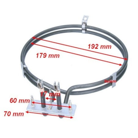 Résistance circulaire four De Dietrich 77X2277
