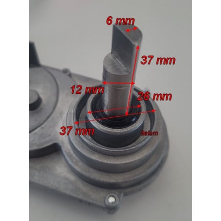 Moto-reducteur machine à granité GBG K9357511 dimensions