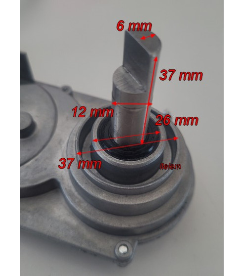 Moto-reducteur machine à granité GBG K9357511 dimensions