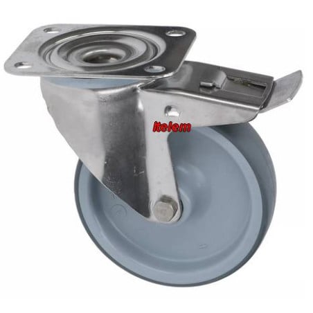 Roulette pivotante chariot de distribution Tournus
