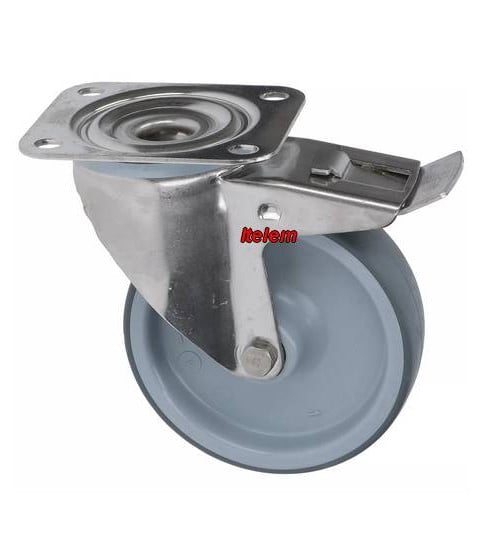 Roulette pivotante chariot de distribution Tournus