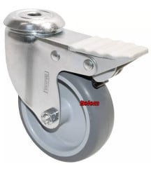 Roulette pivotante à œil chariot de distribution Bourgeat