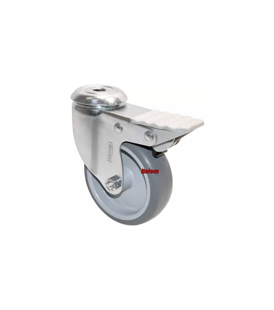 Roulette pivotante à œil chariot de distribution Bourgeat