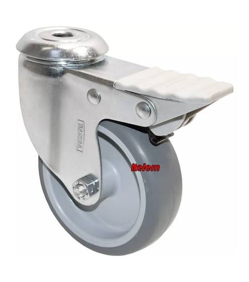 Roulette pivotante à œil chariot de distribution Bourgeat