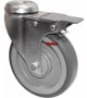 Roulette inox avec frein armoire de décontamination Bourgeat