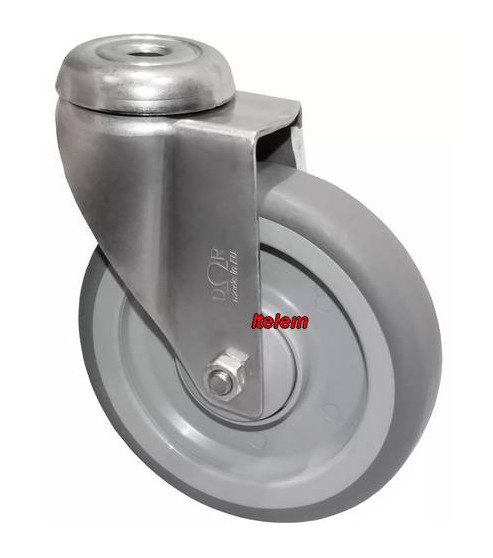 Roulette inox sans frein armoire de décontamination Bourgeat