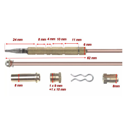 Kit thermocouple universel four Giga Emmepi