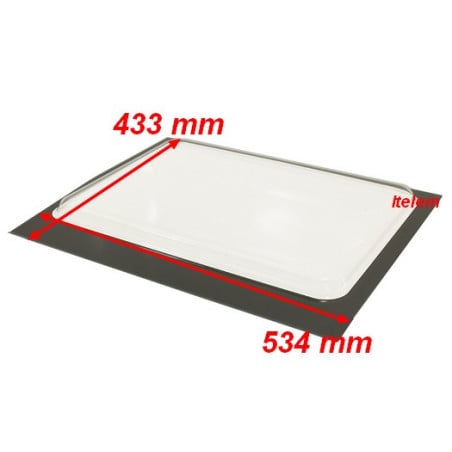 Vitre intérieure porte four Bosch 00478072