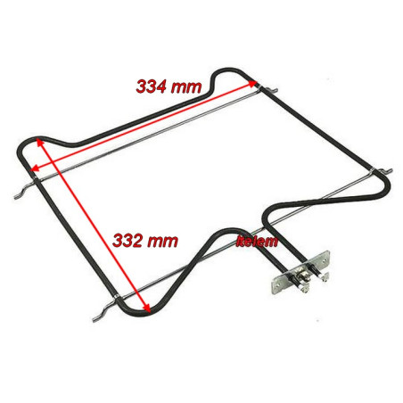 Résistance inférieure 1300W four La Germania Bertazzoni 606020