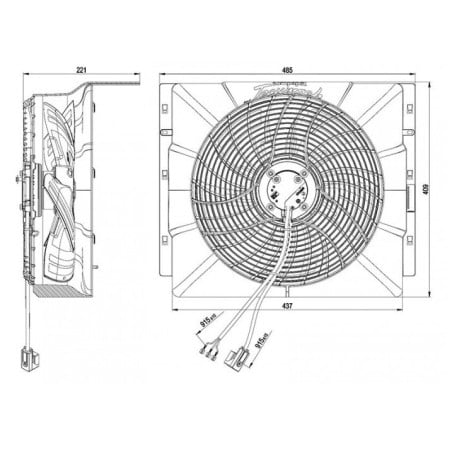 Moto-ventilateur EBM W3G350-DC56-11