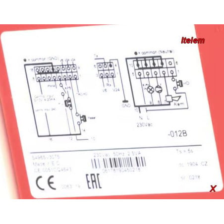 Boîtier d'allumage gaz four Convotherm 6056957