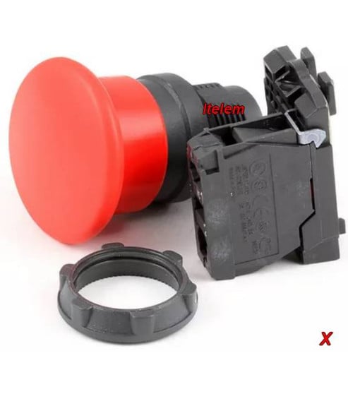 Bouton poussoir arrêt urgence éplucheuse Zanussi 0k7433