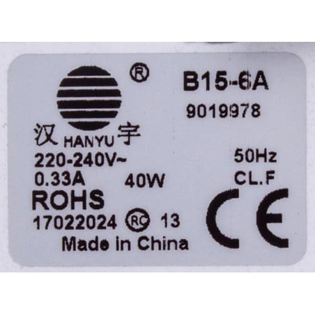 Pompe de vidange B15-6A Hanyu 9019978