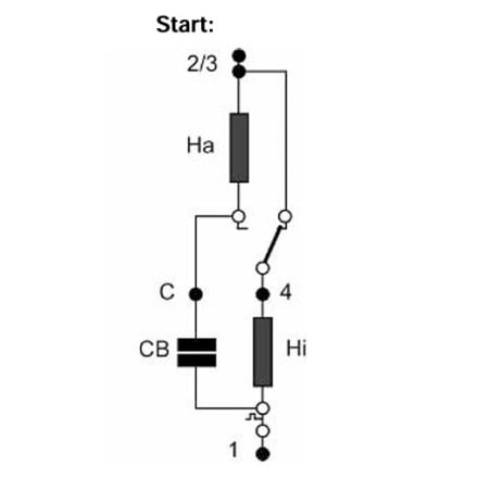 Schéma moteur cyclage lave-vaisselle Bosch 00490984