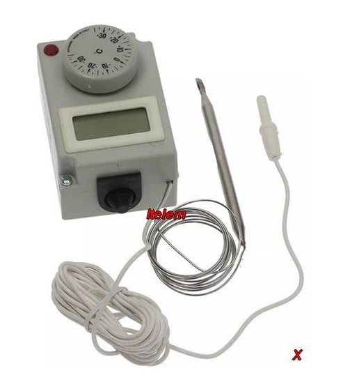 Thermostat universel avec thermomètre TSC-094C+24W armoire réfrigérée