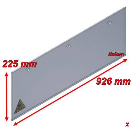 926 x 225 x 8 mm