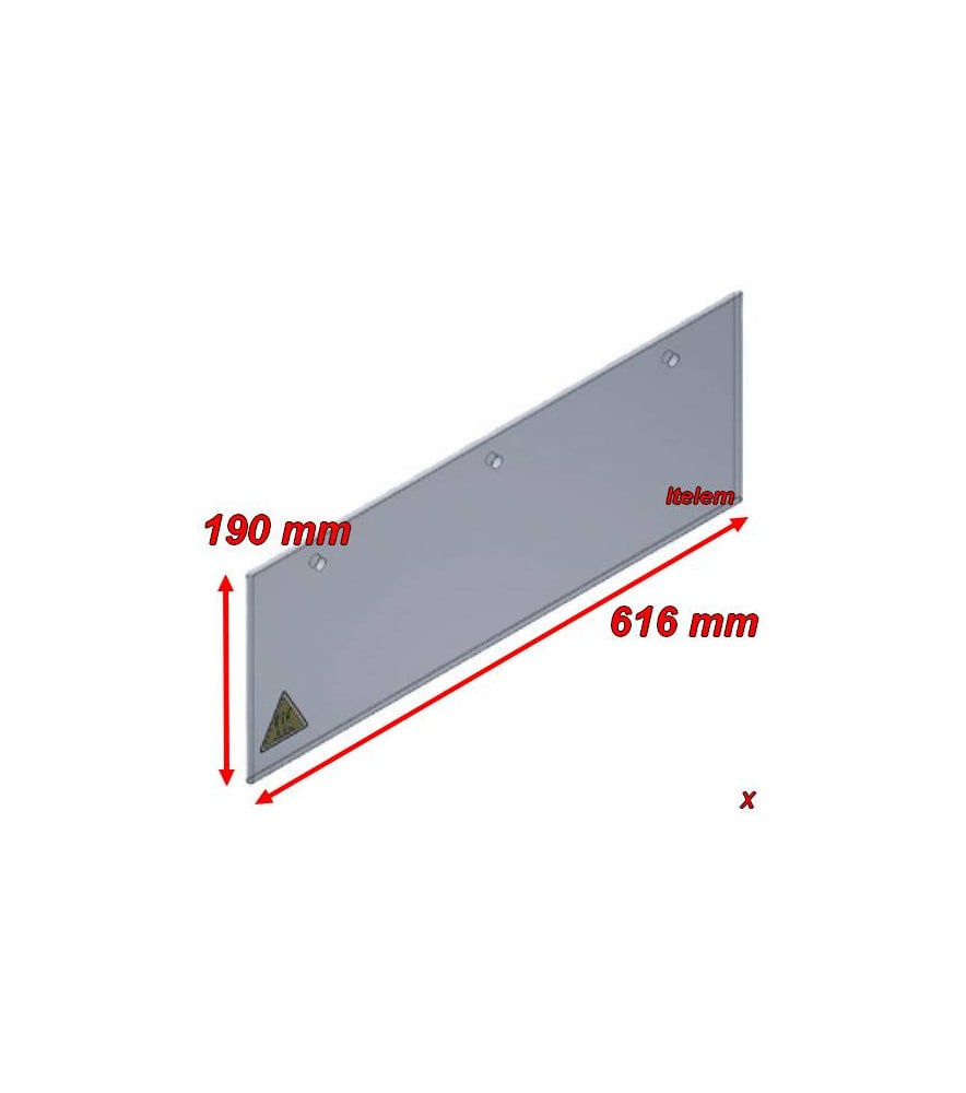 616 x 190 x 8 mm