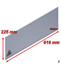 616 x 225 x 8 mm