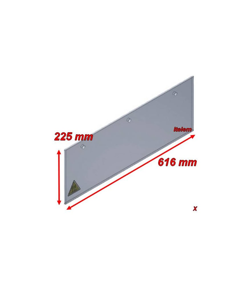 616 x 225 x 8 mm