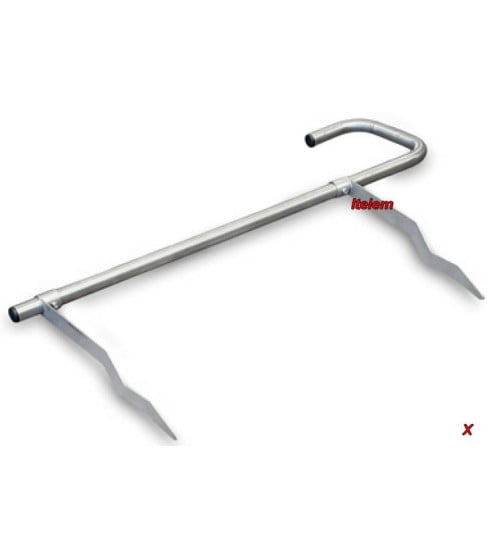 Kit poignée de porte courbée complète 600 mm four à pain de boulangerie Tronik Tagliavini