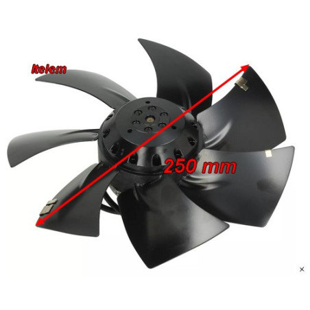 Ventilateur EBM A4S250 AH02-01 vitrine réfrigérée chambre froide