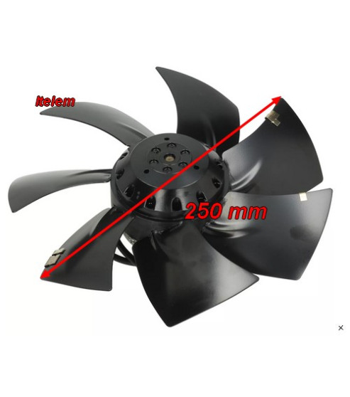 Ventilateur EBM A4S250 AH02-01 vitrine réfrigérée chambre froide