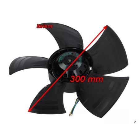 Ventilateur EBM-PAPST A4D300 AS34-01 vitrine réfrigérée chambre froide