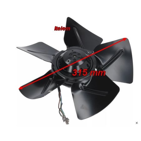 Ventilateur EBM-PAPST A4E315 AC08-18 cellule de refroidissement Afinox