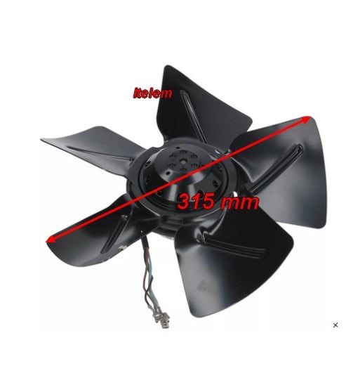 Ventilateur EBM-PAPST A4E315 AC08-18 cellule de refroidissement Afinox
