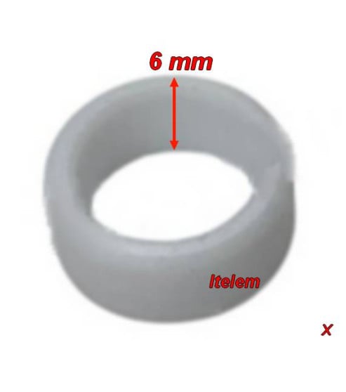 Douille téflon 14 mm vitre four à pain de boulangerie Tagliavini