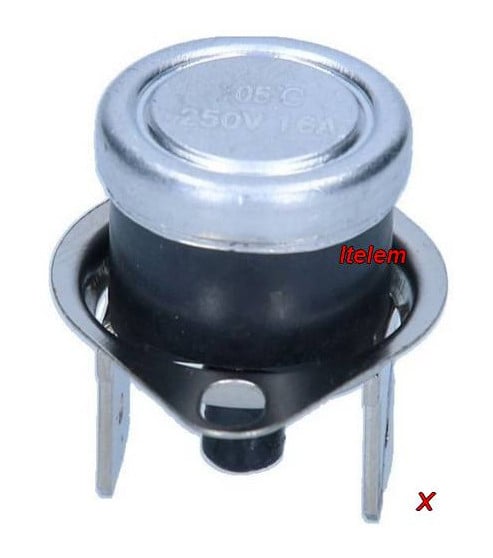 Thermostat de sécurité 105°C surchauffeur lave-vaisselle Krupps 103349