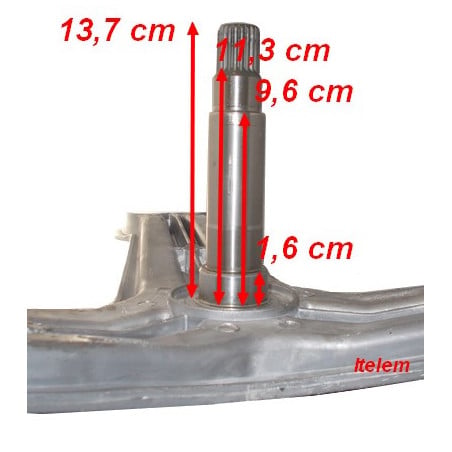 Croisillon tambour lave-linge LG