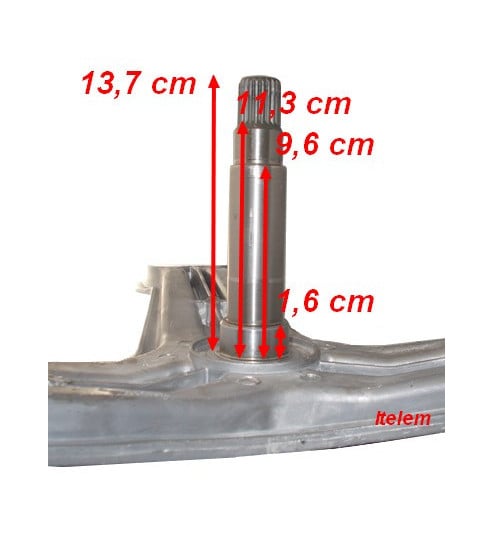 Croisillon tambour lave-linge LG
