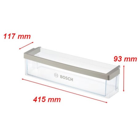 Balconnet porte bouteilles réfrigérateur Bosch 00671206