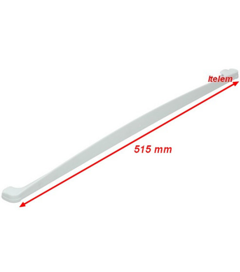 Support arrière de clayette verre réfrigérateur Liebherr 7422714
