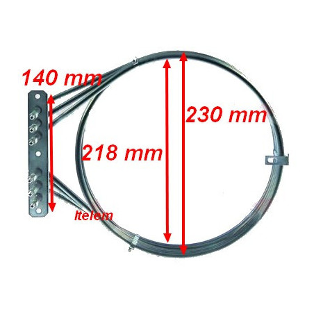 Resistance circulaire four Foinox 1023