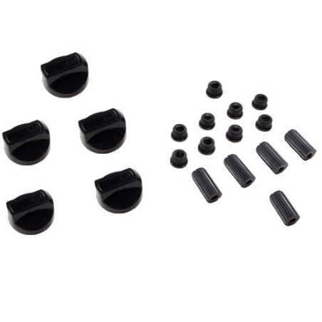 Kit manettes noires cuisinière