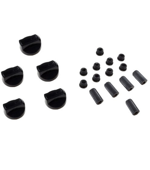 Kit manettes noires cuisinière
