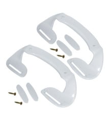 Poignees universelles blanches porte refrigerateur