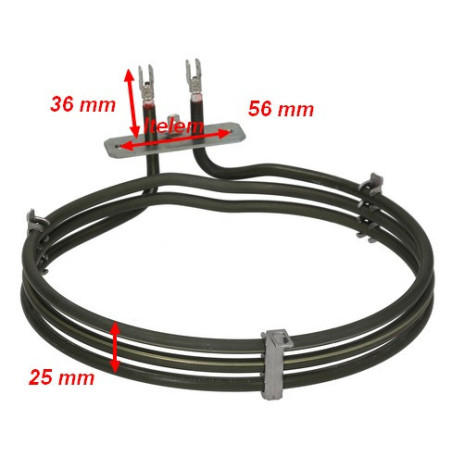 Resistance 3000W four Roller Grill D02034