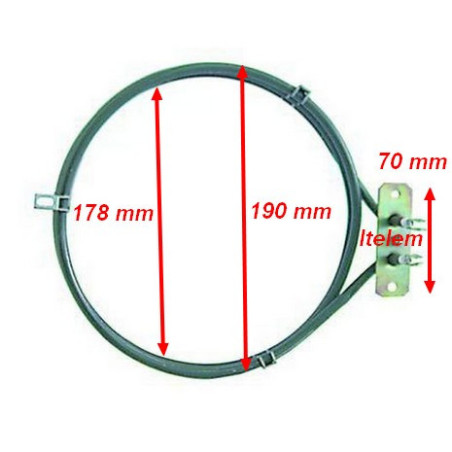 Resistance circulaire four Roller Grill D02034