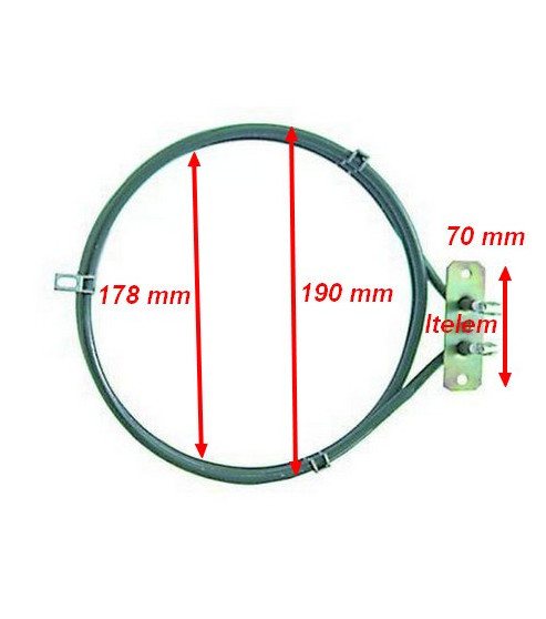 Resistance circulaire four Roller Grill D02034