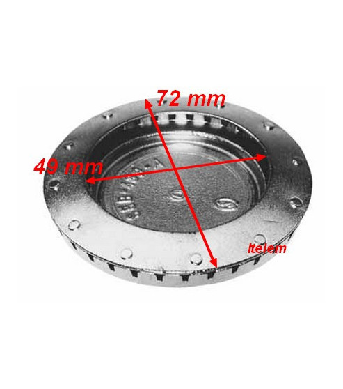 Chapeau bruleur table cuisson Whirlpool 482236068539
